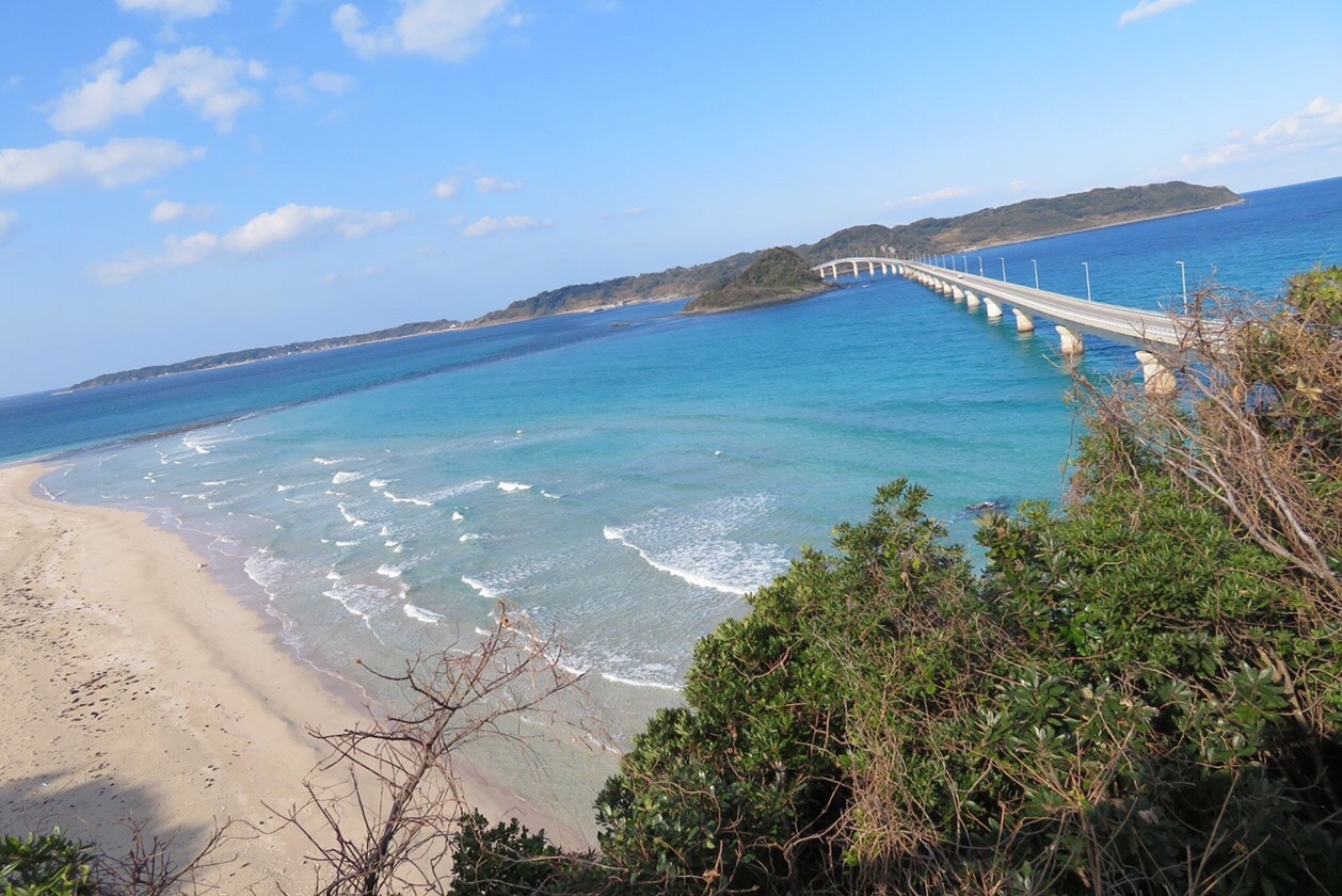 橋と海